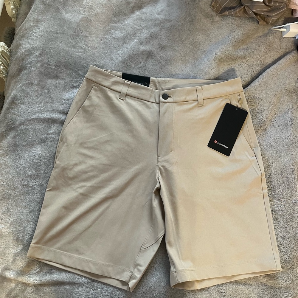 Mens Khaki Lululemon Shorts